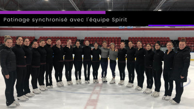 Série La Fibre Sportive ⎮ Patinage Synchronisé avec l'équipe Spirit du Club de patinage Nova