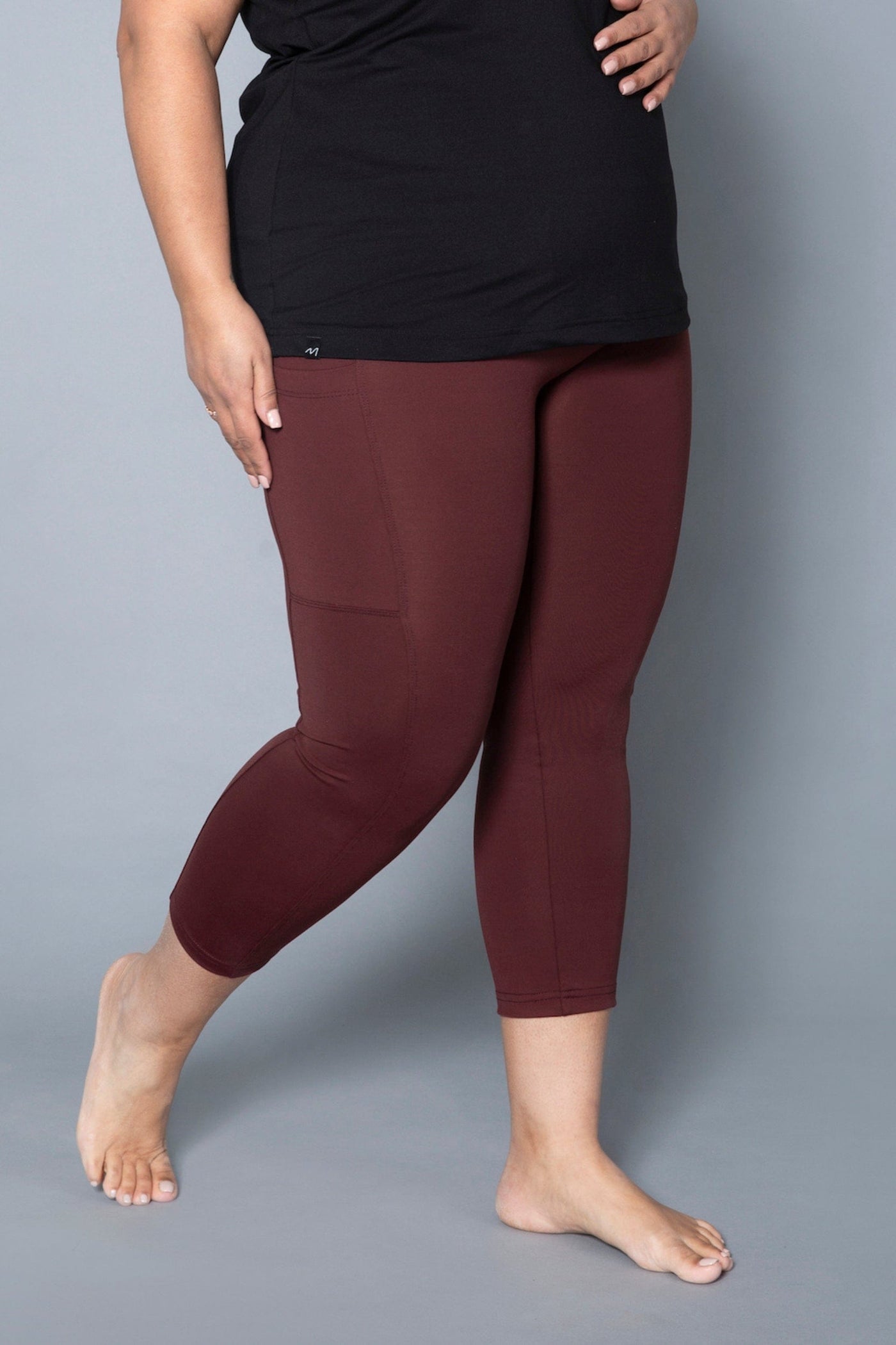 MOOV Activewear Taille Plus Le Offside 22''- Legging gainant 3 poches | Taille Plus